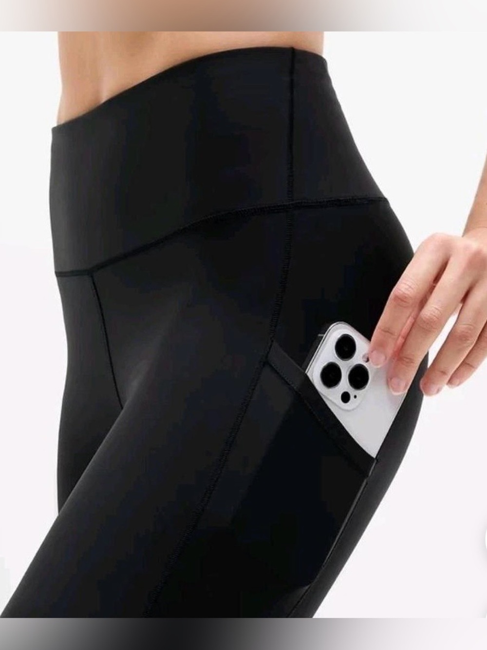 Athleta Ultimate Stash Tight 7/8 Size Small Black NWOT